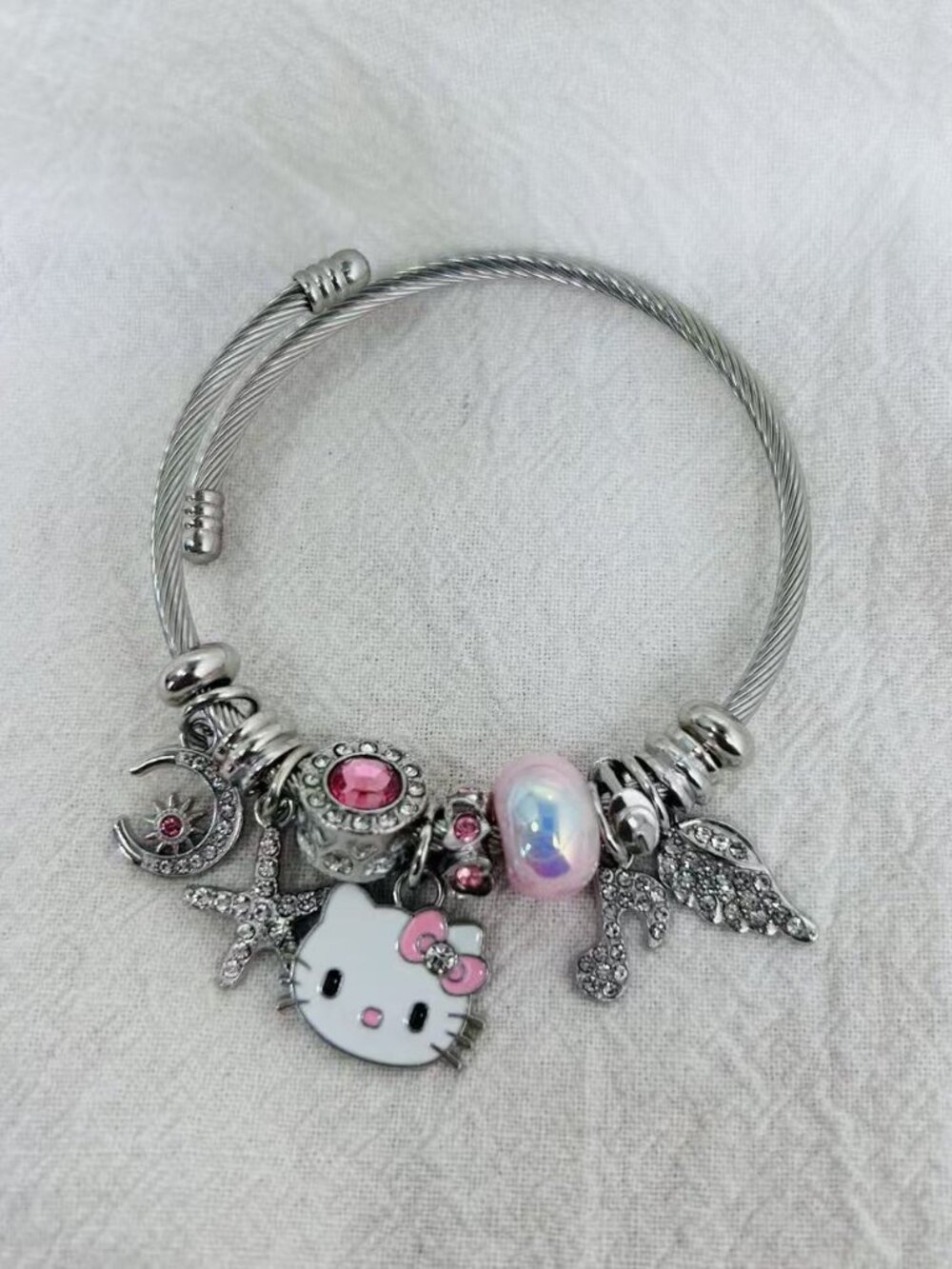 Pink Hello Kitty Bracelet cute